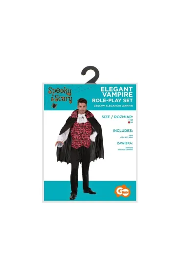 Strój dla dorosłych Elegancki Wampir rozm. 56