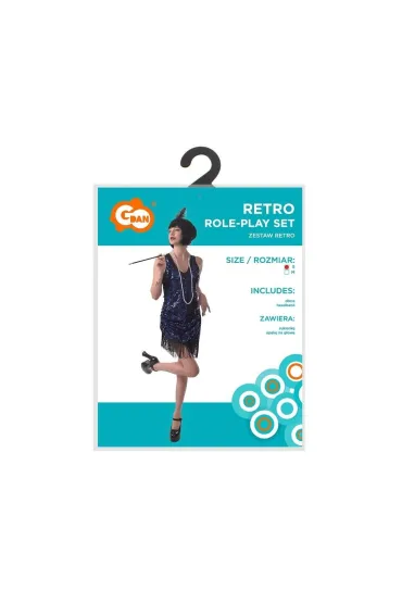 Strój dla dorosłych Retro rozm. S