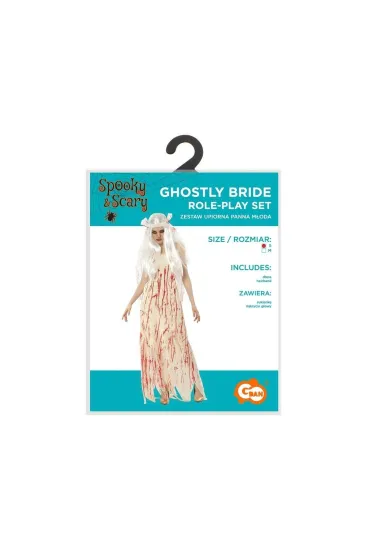 Strój dla dorosłych Upiorna Panna Młoda rozm. S