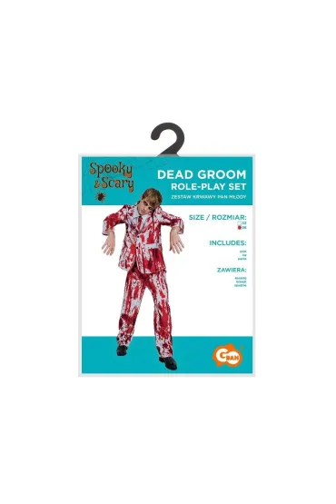 Strój dla dorosłych Krwawy Pan Młody rozm. 56