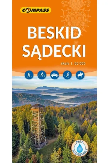 Mapa - Beskid Sądecki 1:50 000