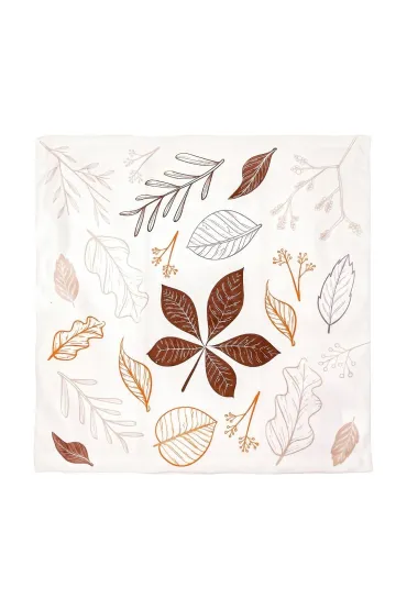 Poszewka z nadrukiem dwustronnym. Liście