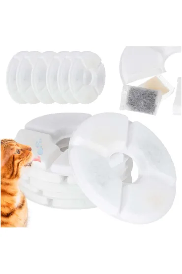 Filtry wymienne do poidełka fontanny dla psa kota zwierząt zestaw