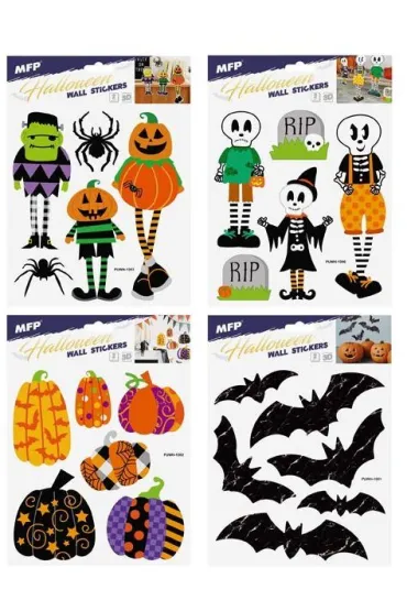 Naklejka na ścianę Halloween 26x19cm 2ark