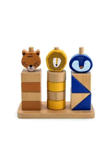  Klocki drewniane ze zwierzętami