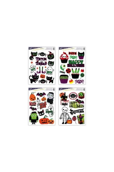 Naklejka Halloween 30x42cm MIX