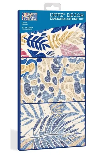 Haft diamentowy - Adults Leaves