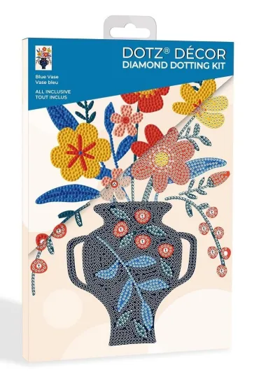 Haft diamentowy - Adults Blue Vase