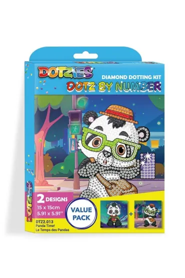 Diamond Dotz - Dotz By Number Panda Time