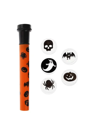 Latarka z nakładkami halloweenowe wzory