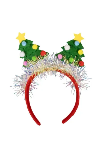 Opaska na głowę choinki