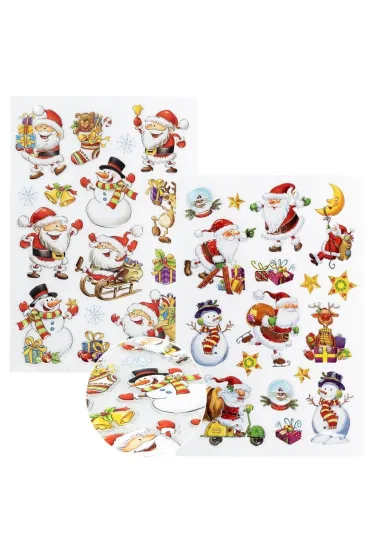 Naklejki wesoły Mikołaj