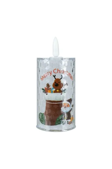 Świeca led błyszcząca