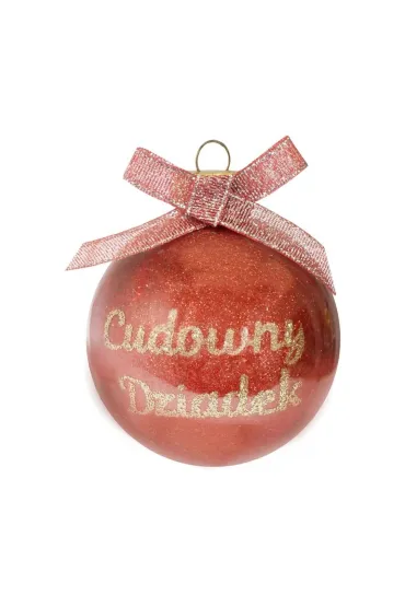 Brokatowa bombka dla Dziadka
