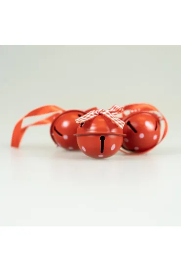 Dzwoneczki dekoracyjne czerwone