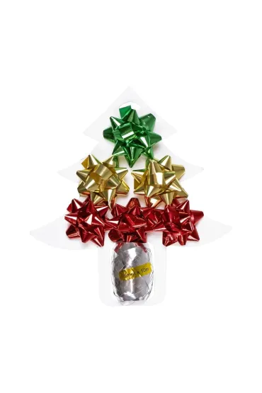 Zestaw do pakowania prezentów choinka