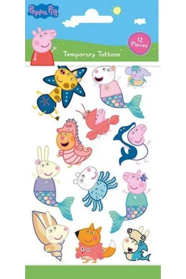 Tatuaże Peppa 12szt