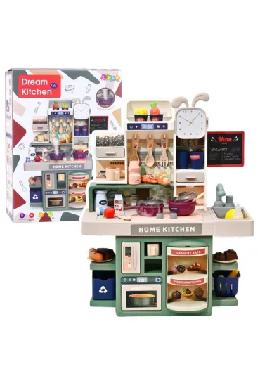 Kuchnia dla dzieci z akcesoriami światło para...