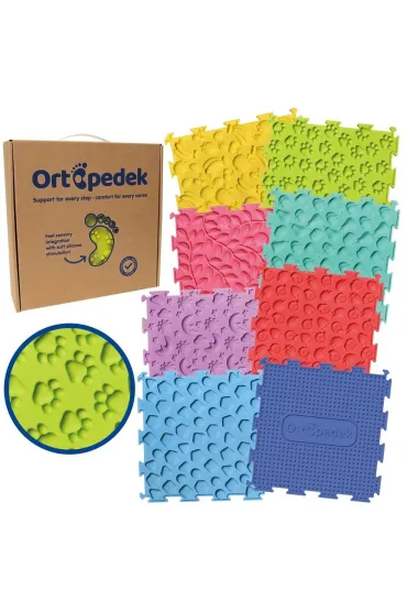 Ortopedek - maty sensoryczne 8 elemetów