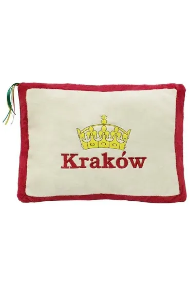 Poduszka Kraków czerwona 34x24cm