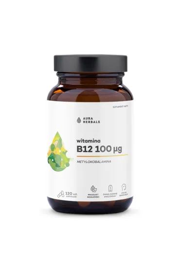 Witamina B12 100 µg, metylokobalamina Suplement diety