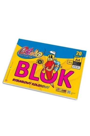 Blok rysunkowy A4 80g Pastello
