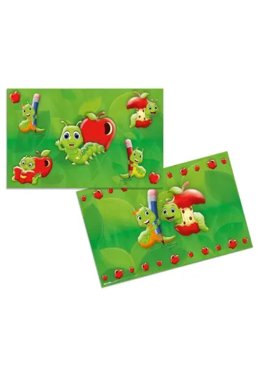 Podkładka na biurko dwustronna - Robaczek