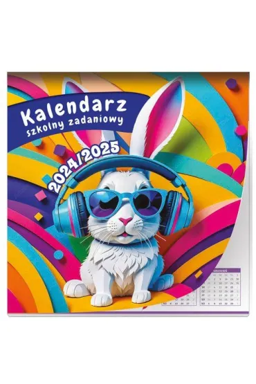 Kalendarz 2024-2025 szkolny Zadaniowy
