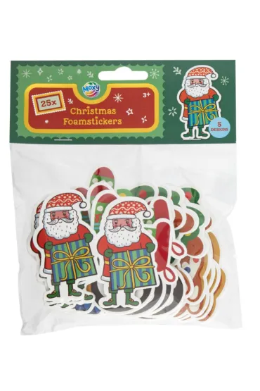 XMAS naklejki piankowe 25 sztuk