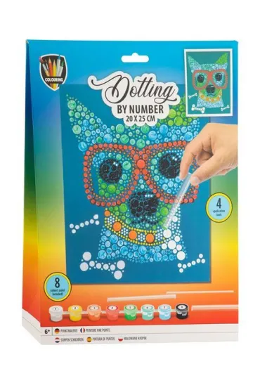 Kropkowanie po numerach 20x25