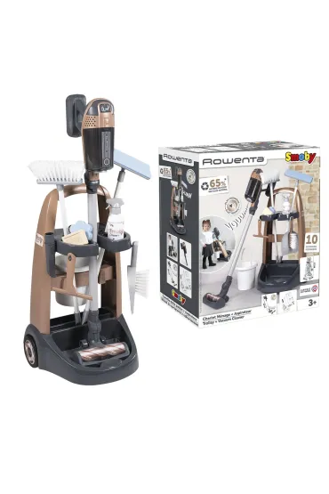 Smoby Rowenta Wózek z odkurzaczem XForce
