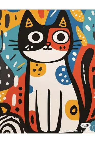 Malowanie po numerach - Kot Picasso