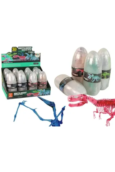 Otwierane jajo dinozaura fgurka krystaliczne MIX