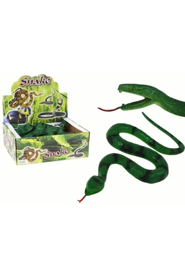 Gumowy wąż zielony