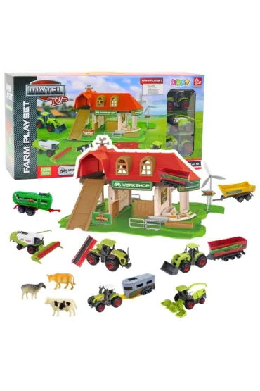 Farma z traktorami i zwierzętami 42el