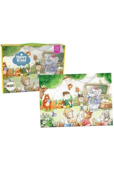 Puzzle 100 el. Szkoła dla zwierząt