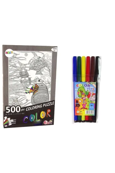 Puzzle 500 el. do kolorowania Ocean