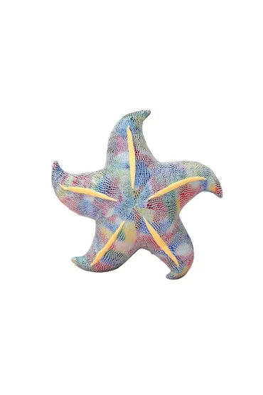 Poduszka pluszowa rozwgwiazda niebieska 20cm