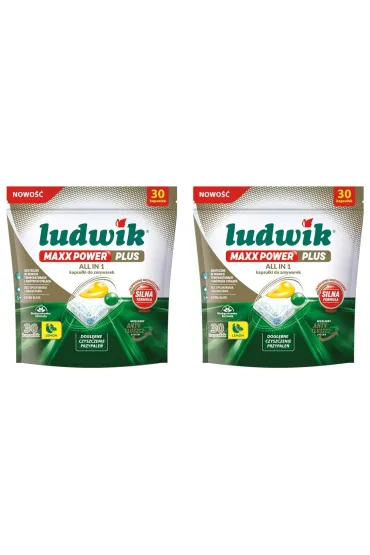 MAXX POWER PLUS ALL IN 1 kapsułki do zmywarek Lemon zestaw