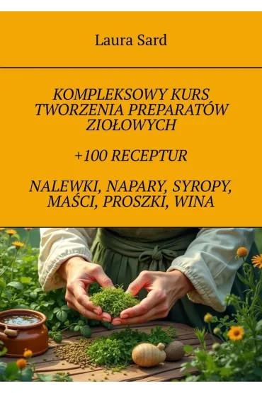 Kompleksowy kurs tworzenia preparatów ziołowych + 100 receptur. Nalewki, napary, syropy, maści, proszki, wina