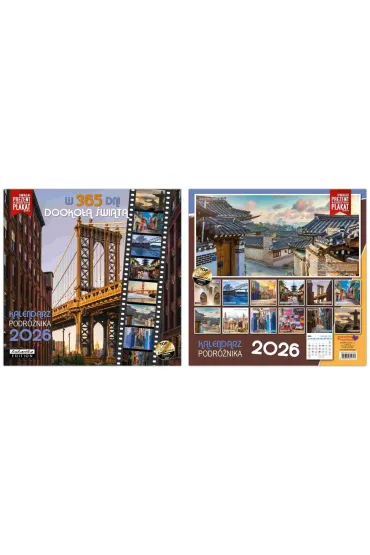 Kalendarz 2026 ścienny Classic 365 dni dookoła...