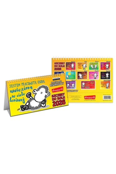 Kalendarz 2026 biurkowy Sheepworld