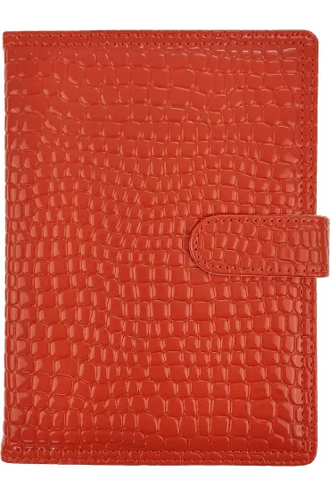 Kalendarz 2026 B5 tygodniowy z zapięciem krokodyl czerwony