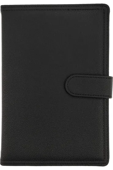 Kalendarz 2026 B5 tygodniowy z zapięciem ekoskóra czarny