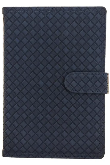 Kalendarz 2026 A5 tygodniowy z zapięciem pik granatowy