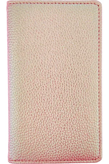 Kalendarz 2026 B6 tygodniowy hologram pudrowy