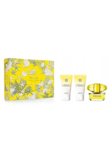 SET Yellow Diamond Pour Femme EDT spray + SHOWER GEL + BODY LOTION