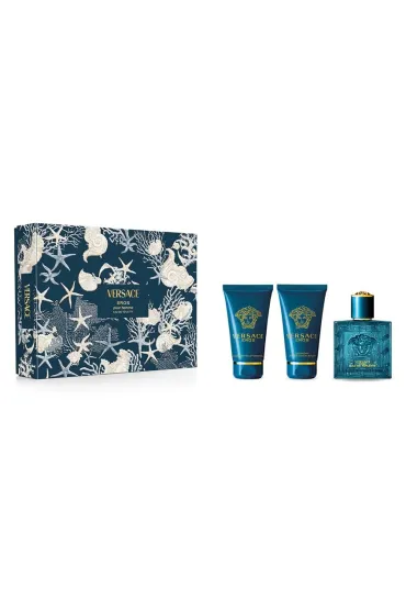 SET Eros Pour Homme EDT spray + SHOWER GEL + AS Balm