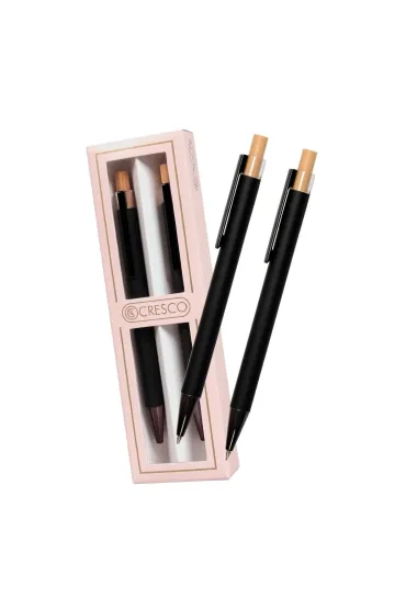 Długopis + ołówek Dyplomat czarny Gift Box