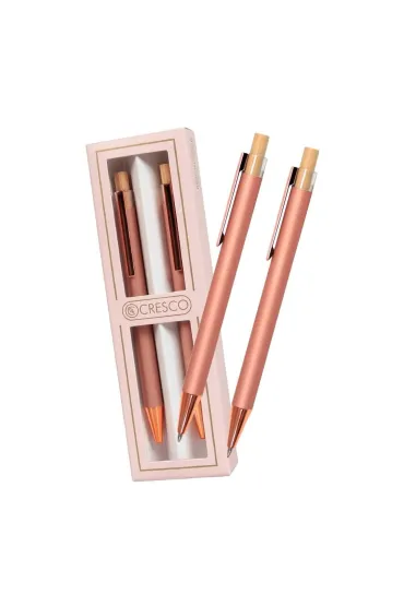 Długopis + ołówek Dyplomat różowy Gift Box